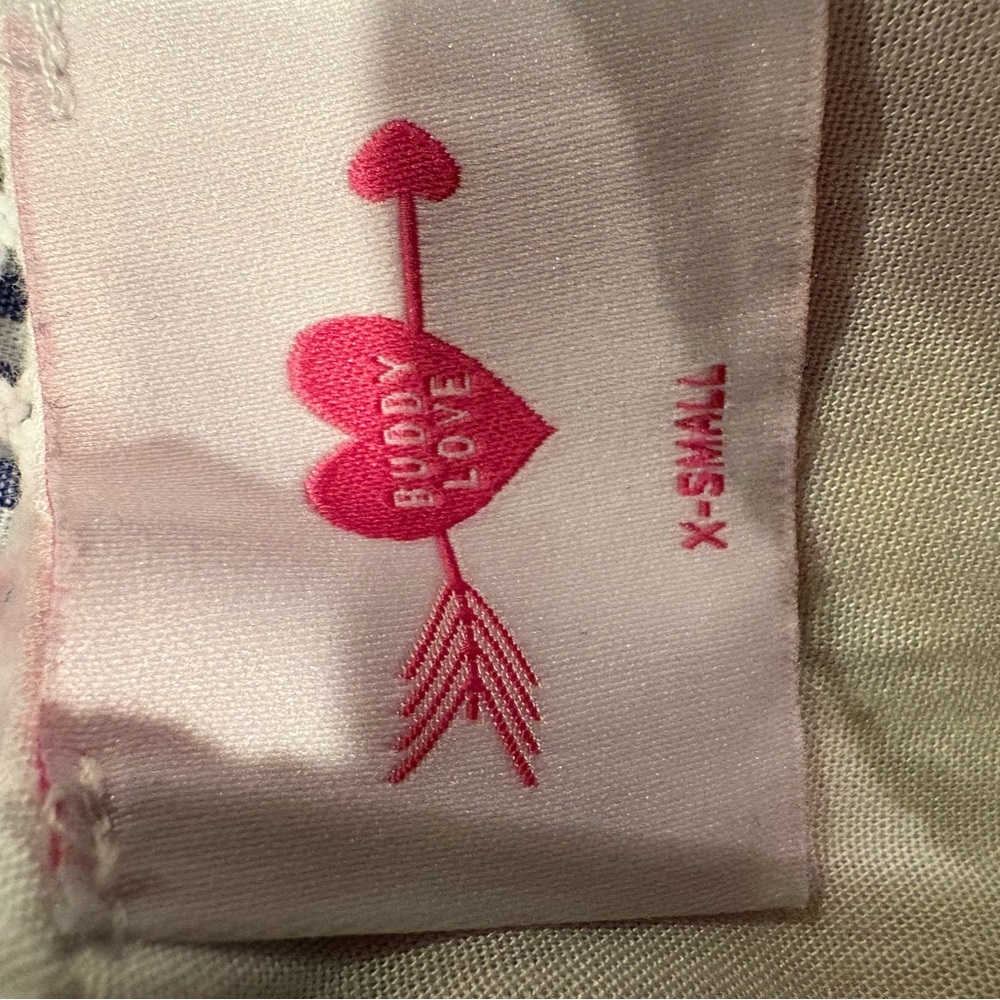 Colorful Buddy Love Embroidered Striped Dress (XS) - Picture 6 of 8